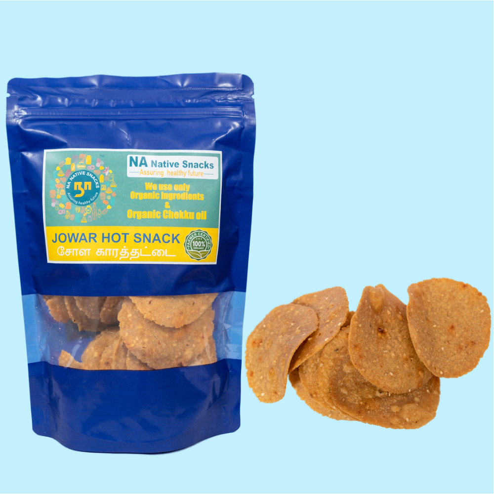 Jowar Hot Snack ( சோளக் காரத்தட்டை) 100 GMS