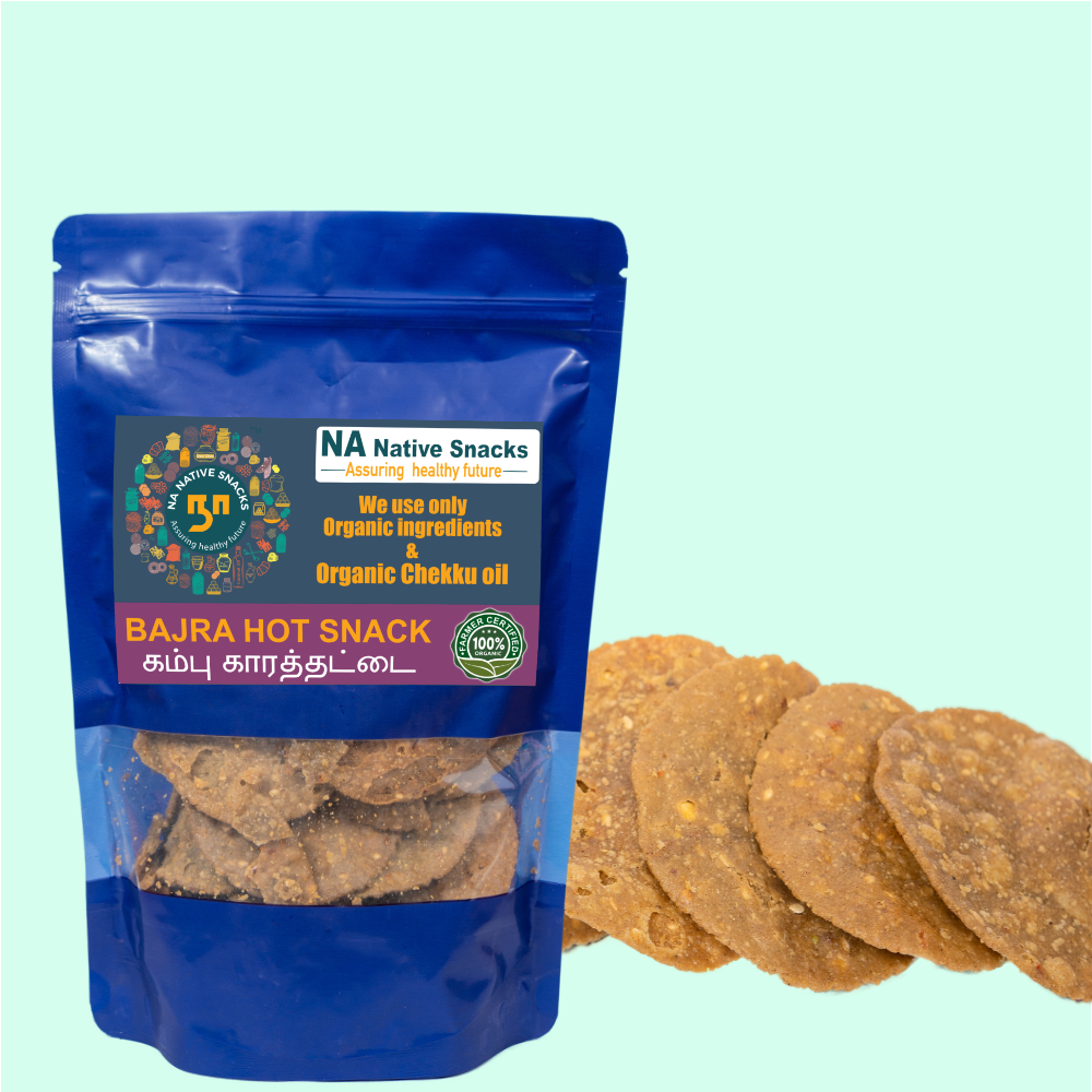 Bajra Hot Snack (கம்பு காரத்தட்டை) 100 GMS