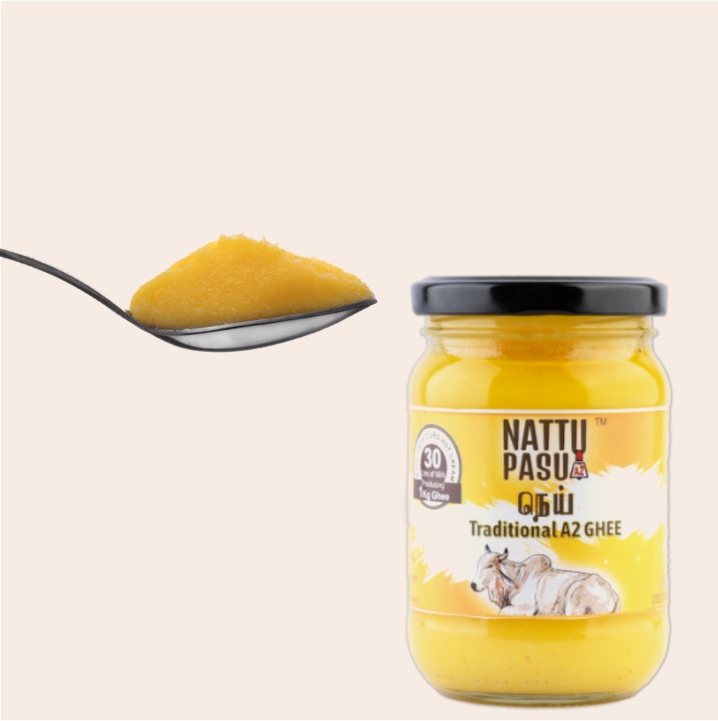Traditional A2 Cow ghee -  நாட்டுப்பசு நெய் 1000 ML, 500 ML